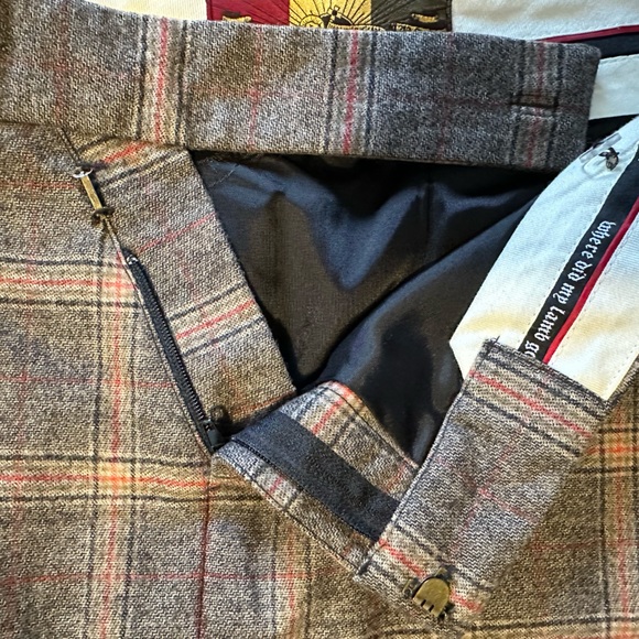 L.A.M.B. Gwen Stefani Made in JAPAN Wool Plaid Pencil Skirt 8 runs small (4 - 6) - Picture 12 of 16